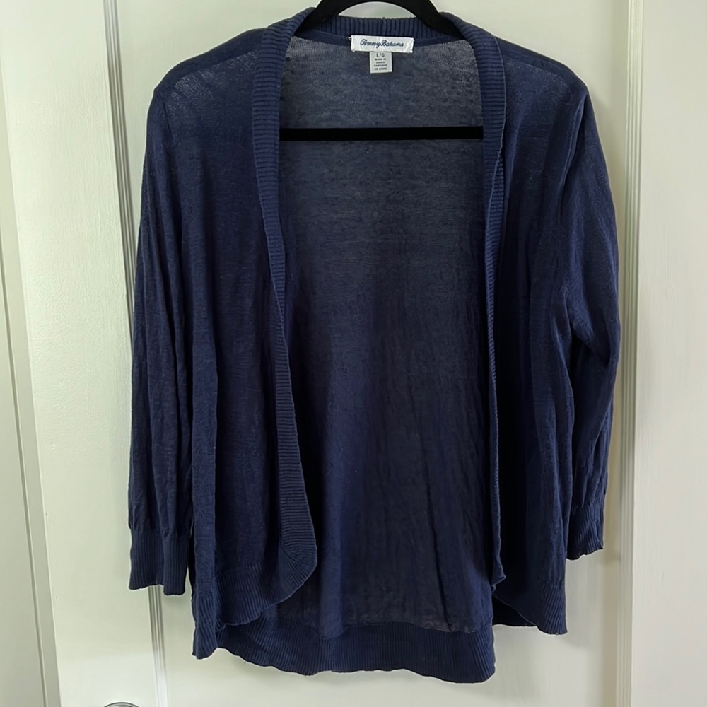 Tommy Bahama Linen cardigan.